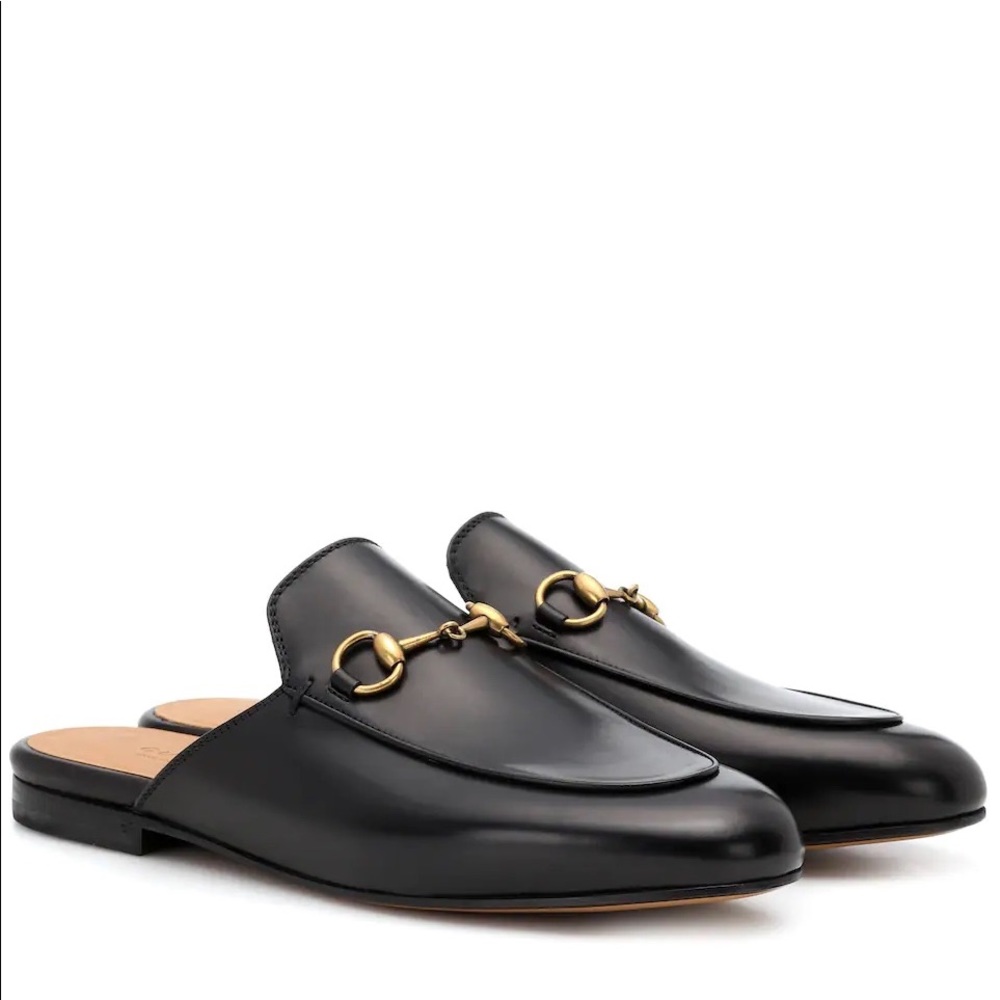 Gucci Princetown leather slippers